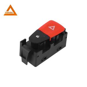 Interrupteur de lumière d'alarme automobile rouge OE 252100004R 252100502R 252100001R pour Renault FLUENCE GRAND SCENIC MEGANE <span class=keywords><strong>DACIA</strong></span> SANDERO - Product Image 4