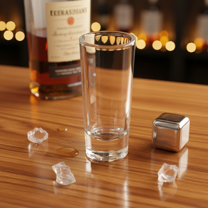 Gelas <span class=keywords><strong>Shot</strong></span> Anggur Kristal Gaya Amerika Ramah Lingkungan Bebas Timbal dengan Logo Kustom, Alas Berat, untuk Bar Hotel, Gelas <span class=keywords><strong>Shot</strong></span> Tinggi - Product Image 1