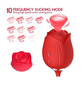 Gül Hollow dokunarak vibratör kadın emme vibratör eğlenceli yumurta vibratör yetişkin seks oyuncak - Product Image 3