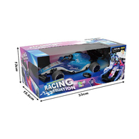 Voiture de course télécommandée 27 MHz à 4 canaux avec lumières clignotantes dynamiques pour des courses à haute vitesse, des performances de course excitantes et amusantes