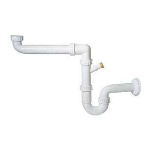 Sifón de Inspección para Tuberías de 1 y 1 1/2 Pulgadas, Ahorra Espacio - Product Image 1