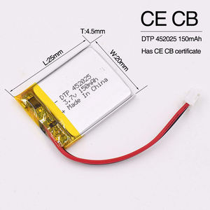 Kleine polymer batterie <span class=keywords><strong>3</strong></span>,7 v 150mah für fernbedienung - Product Image 4