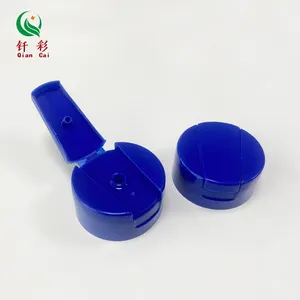 Vendite dirette di fabbrica popolare personalizzato cilindrico 24mm pp shampoo doppio strato flip top cap per bottiglia