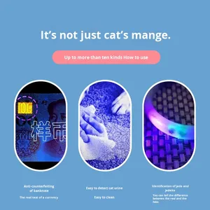 USB Có Thể Sạc Lại Đa Chức Năng Mèo Teaser Stick Với New Đèn Pin Hồng Ngoại & Ánh Sáng <span class=keywords><strong>Laser</strong></span> Thân Thiện Với Môi Mèo Con Đồ Chơi Cho Vật Nuôi - Product Image 4