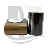 Cinta de impresora de resina de cuidado de lavado térmico negro Premium 110mm * 300m para impresora de etiquetas de código de barras