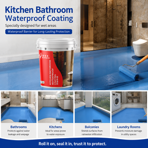 Peinture de revêtement acrylique imperméable de qualité supérieure Strong Factory pour la protection contre l'humidité des cuisines, salles de bain et douches - Product Image 5