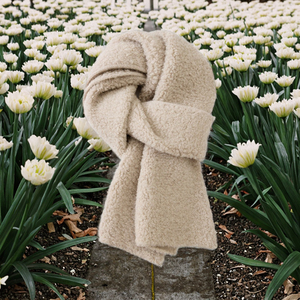 <strong>100</strong>% Pure <strong>Wool</strong> Breathable Embroidered Dot Pattern Square Muslim Winter Women's Multi-Purpose Pashmina <strong>Shawl</strong> - Product Image 3