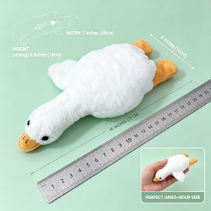 Peluche <span class=keywords><strong>de</strong></span> <span class=keywords><strong>cisne</strong></span> blanco peludo, suave, <span class=keywords><strong>de</strong></span> felpa, en forma <span class=keywords><strong>de</strong></span> ganso, almohada <span class=keywords><strong>de</strong></span> animal, pato <span class=keywords><strong>de</strong></span> peluche para niños, regalo <span class=keywords><strong>de</strong></span> cumpleaños, decoración <span class=keywords><strong>de</strong></span> guardería - Product Image 5
