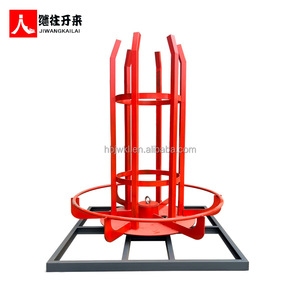 Support vertical en acier pour barres d'armature avec équipement auxiliaire de freinage pour machine de découpe et de pliage CNC - Product Image 1