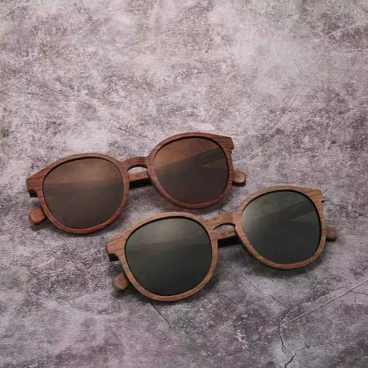 High quality Natural Eco Friendly sunglasses Polarized Eye Protect Sun Shades Sunglasses Custom Bamboo Wooden Sunglasses