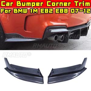 Fibra de Carbono Real para BMW 1M E82 E88 2007-2012, Difusor de Parachoques Trasero, Alerón, Protector de Esquinas, Pieza de Modificación - Product Image 1