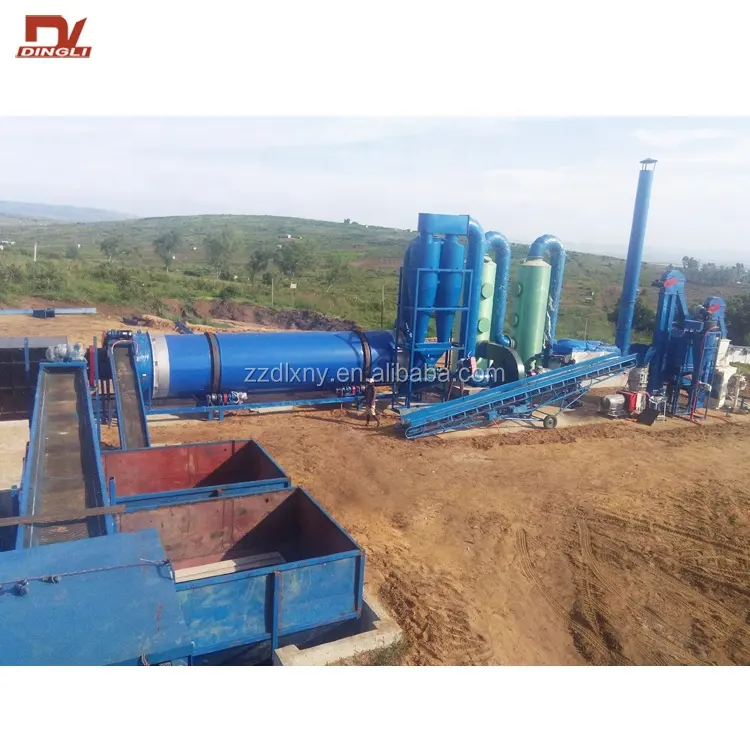 Factory Low Price Chicken Feces Rotary Dryer Manure Drying Machine