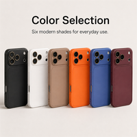 Coque de téléphone magnétique C0540 avec cadre de protection pour appareil photo et boutons indépendants pour iPhone 17 Air 16 15 14 13 12 11 18 Pro Max