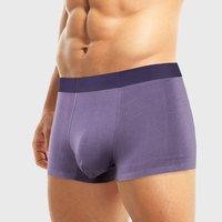 Sous-vêtements en coton avec logo personnalisé pour hommes Caleçon taille moyenne jetable respirant de grande taille pour hommes