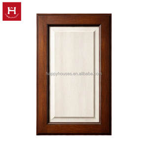 Porte de placard ventilée à persiennes en bois massif Happy Houses, gris patiné, style ferme, sur mesure, de remplacement - Product Image 6