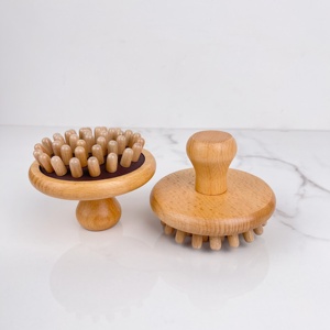 <span class=keywords><strong>Brosse</strong></span> à <span class=keywords><strong>cheveux</strong></span> démêlante en bois <span class=keywords><strong>de</strong></span> hêtre naturel avec logo personnalisé, <span class=keywords><strong>brosse</strong></span> à <span class=keywords><strong>cheveux</strong></span> à coussin d'air <span class=keywords><strong>de</strong></span> massage, logo personnalisé professionnel en gros - Product Image 2