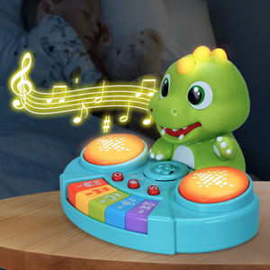 Wholesale <b>Instrument</b> Dinosaur Shape Mini Animal Piano Keyboard Toy with Light <b>Music</b> Toys - Product Image 4