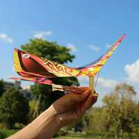 Avion bionique fait main, bricolage, bande élastique, oiseaux volants à énergie élastique, cerfs-volants, jouets d'extérieur pour enfants, cadeaux d'assemblage