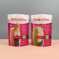 Pochettes personnalisées imprimées en plastique alimentaire réutilisables pour liquides, avec soufflet, pour emballage alimentaire, jus, avec bec verseur, pour le stockage et le remplissage de lait et aliments pour animaux de compagnie