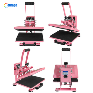 New 23*30cm xách tay nhỏ Nhiệt Báo Chí cho T-Shirt logo nhãn chuyển máy in với LED hiển thị - Product Image 1