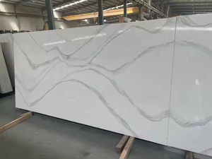 Dalles de quartz Calacatta gris livraison usine – Prix du quartz Calacatta - Product Image 3