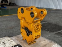 Coupleur rapide inclinable certifié CE RIBETTER avec moteur et roulement pour excavatrice, attache hydraulique avec verrou de sécurité pour JCB Hitachi