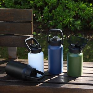 Botella de Agua Deportiva de Acero Inoxidable, Doble Capa, Aislada al Vacío, de Gran Capacidad (800 ml), Portátil, Mantiene la Temperatura de 6 a 12 Horas, Éxito de Ventas Internacional - Product Image 2