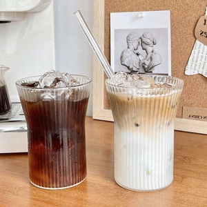 Vaso de Vidrio Minimalista Aikeyi de 325 ml, Apto para Lavavajillas y Microondas, para Americano Helado, Latte, Leche y Jugo - Product Image 3