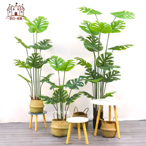 Planta Artificial Monstera Dream Castle de 120cm, 150cm, 180cm, 210cm, Decoración de Interior en Maceta de Plástico - Product Image 1