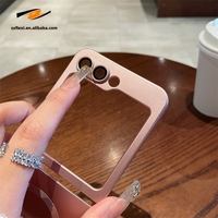 Casing ponsel TPU lembut Samsung Galaxy Z Flip 6 5 4 3, penutup belakang tahan guncangan magnetik ponsel TPU lunak mewah
