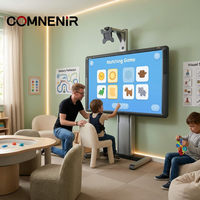 Pizarra Electrónica Interactiva LED Inteligente 4K Ultra HD con Frecuencia de Actualización de 120Hz, 75/86 Pulgadas para Uso Escolar