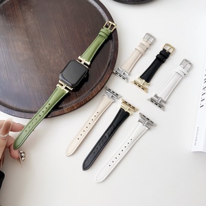 <span class=keywords><strong>Correas</strong></span> de <span class=keywords><strong>reloj</strong></span> de diamantes de cuero de aleación de Zinc de lujo para <span class=keywords><strong>Apple</strong></span> Watch correa para IWatch pulsera de muñeca <span class=keywords><strong>reloj</strong></span> inteligente 42 44 45 49 mm - Product Image 5