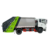 Camion à ordures compacteur Dongfeng Kinland 12CBM à benne arrière, véhicule de collecte des déchets et de compactage sanitaire