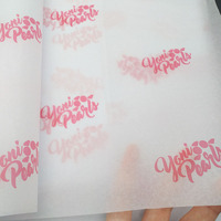 Papier d'emballage cadeau personnalisé avec logo imprimé, papier de soie floral pour vêtements, papier d'emballage pour fruits pour supermarchés, papier d'emballage alimentaire