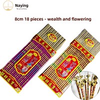 Tongkat dupa cap emas tanpa asap bunga Mekar kekayaan rumah penggunaan penyebar aromaterapi bambu untuk dewa Buddha pemujaan kayu