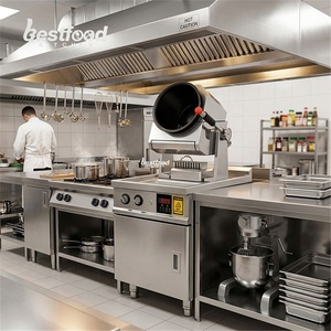 Robot de Cocina Automático de Acero Inoxidable de 360 mm, <span class=keywords><strong>Wok</strong></span> para Arroz Frito, Cocina Comercial a Gas para Restaurantes, <span class=keywords><strong>con</strong></span> Pantalla Digital - Product Image 3