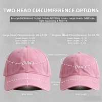 Topi Baseball Custom Logo XXL Ukuran Besar 65cm, Crown Dalam, 100% Katun Twill Coklat, Gaya Dad Hat Etnik Mewah Sporty
