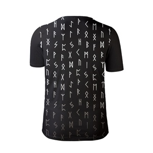 T-shirt personnalisé à bas prix Vikings Tattoo imprimé T-shirt lourd de haute qualité Col rond Manches courtes 6XL Grande taille Chemises pour hommes - Product Image 6