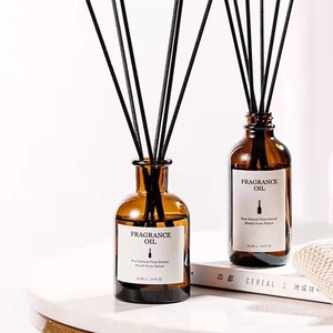 Bắc Âu phong cách Ins nâu hình Trụ Thủy Tinh cho <span class=keywords><strong>Reed</strong></span> khuếch tán chai Flameless mây hương liệu cho Trang chủ sử dụng cho phòng ngủ - Product Image 1