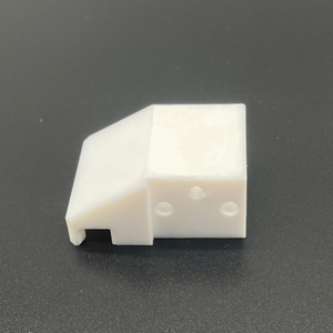 Customized Precision Turning CNC Machining Plastic Pipe Fittings Peek Manifold Parts