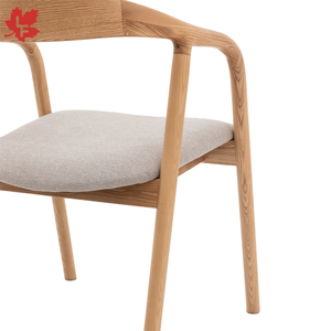 Chaise Neva en bois de noyer massif pour restaurant nordique, chambre d'hôtel <span class=keywords><strong>et</strong></span> maison - Product Image 5