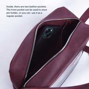 Bulk Wholesale Itabag Custom Soft Letter Design Women Crossbody Bag Waterproof PU Leather Zipper Durable Large Capacity for Pins - Product Image 5