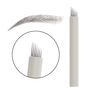 Lames de microblading permanentes flexibles et aiguisées, jetables, pour stylo à microblading manuel, aiguille de tatouage pour maquillage permanent PMU - Product Image 2