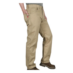 FR 의류 CAT2 아크 플래시 안전 난연 편안한 맞춤 탄성 허리 물/얼룩 방지 작업 바지 내화성 바지 - Product Image 3