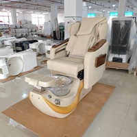 Elektrikli Pedikür Spa Koltuğu, Masajlı ve Titreşimli Ayak Banyosu, Yatarlı Salon Pedikür İstasyonu, Tırnak Salonu ve Ev SPA'sı için