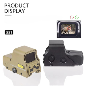 Mirino Olografico Tattico LAMBUL 551 552 553 558 Red Dot, Cannocchiale G33 G43 G45 con Ingranditore 3X 5X, Mirino Verde per Caccia - Product Image 3