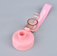 Bouteille d'eau de sport grande capacité anti-fuite pour hommes et femmes, design minimaliste moderne, avec paille, élégante, en plastique, pour usage domestique