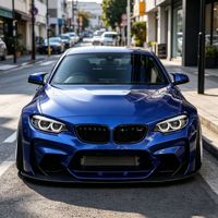Vinilo Metálico Azul Metálico Premium para Envoltura de Carrocería de Automóviles, Color Azul Azure, Sin Efecto Piel de Naranja, para Vehículos de Lujo