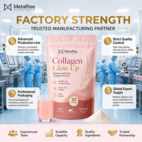 Poudre de Collagène Certifiée Halal pour Adultes, Vente en Gros OEM, Mélange Marin et Bovin Hydrolysé avec Vitamine C pour l'Éclat de la Peau et la Croissance des Cheveux