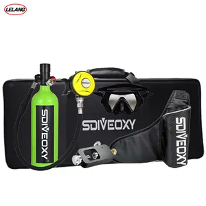 Aqualung 1L oxy Tank Diving xi lanh cho bơi lội và lặn với ống thở nhỏ dưới nước thiết bị nguồn cung cấp